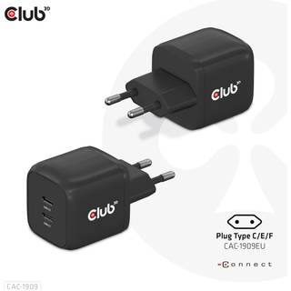 CLUB 3D Travel Charger Pps 45W Gan