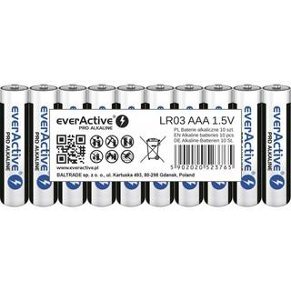 EverActive Pro LR03/AAA alkaliske batterier - 10 stk.