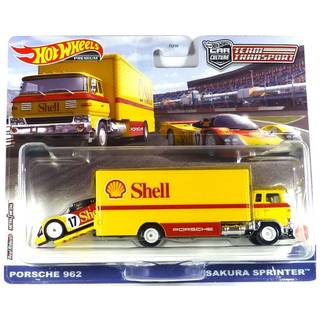 Hot Wheels Porsche 962 Sakura Sprinter Team Transport
