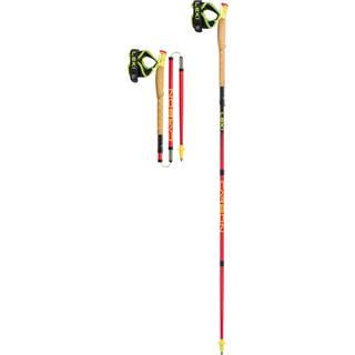 Leki Ultratrail FX.One Superlite Bright Red, bright red-neonyellow-naturalcarbon, 115 cm