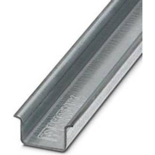 Phoenix DIN-skinne NS35/15 uden huller forzinket L=2m