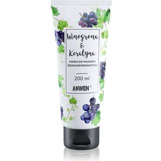 Anwen Grapes & Keratin Gendannende maske til Hår Medium Porosity 200 ml - 200 ml