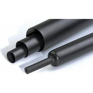 Mellemvægget krympeflex med lim RGM 85/25 mm Sort