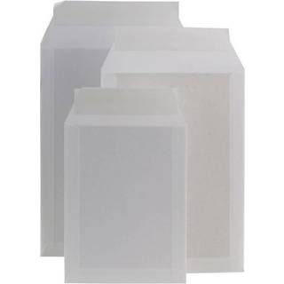 Konvolutter med papbagside 310x440mm nr 6E3 11746 hvid