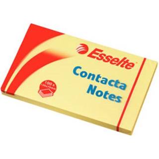 Contacta Notes 75x125 mm gul