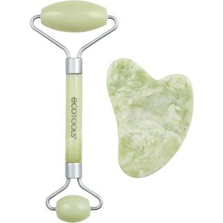 EcoTools Jade Roller & Gua Sha Massagerulle til ansigt og Massageværktøj 2 stk. - 2 stk.