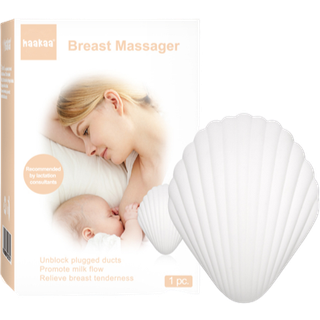 Haakaa Haakaa brystmassager med vibrator "Muslingskallen"