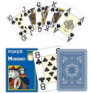 Modiano Poker Cristallo Mørkeblå, Jumbo