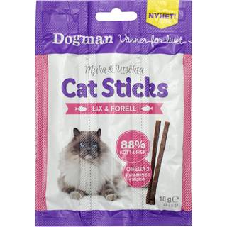 Dogman Kattsticks - Laks Ørred / 3-pak