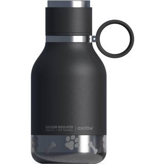 ASOBU - Stainless Steel Bowl Bottle - Black - (84259103971)
