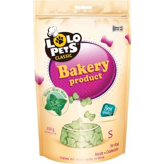 Lolo Pets Dog biscuits mint bone S 350g