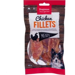 Dogman Meaty Chicken Fillets Dog Treats 80g