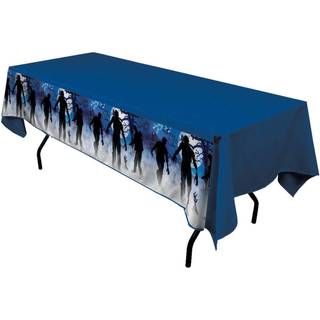 Zombie Party Tischdecke Blau