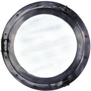 Lounge Porthole Mirror Bronze