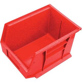 Quantum Storage Systems Ultra Stack & Hang Bin Red 10-3/4in x 8-1/4in x 7in