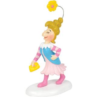 Afdeling 56 Dr. Seuss The Grinch Village Accessories Holiday, der g?r figur 3 tommer flerfarvet