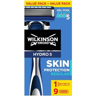 Wilkinson Sword Hydro5 Skin Protection Regular Barberingsmaskine + Ekstra blade 8 stk