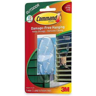 Kommando udendørs stort klart vindueskrog med klare strimler 17093Clr-Aw-EF