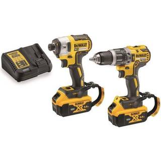 Værktøjssæt DeWalt DCK266P2LR-QW (DCD796 + DCF887); 18 V; 2x5,0 Ah batt.