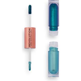 Makeup Revolution Double Up Flydende øjenskygge 2-i-1 Skygge Tranquillity Blue 2x2,2 ml - 2x2,2 ml