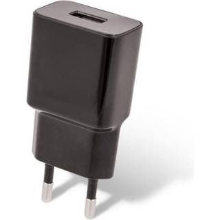Maxlife vægoplader MXTC-01 USB (1A) + microUSB-kabel, sort