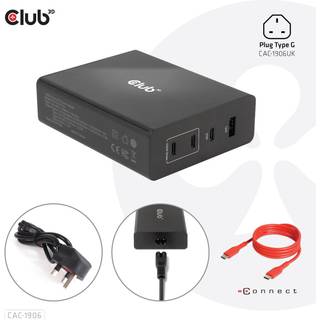 Club 3D CAC-1906 - power adapter - 132 Watt