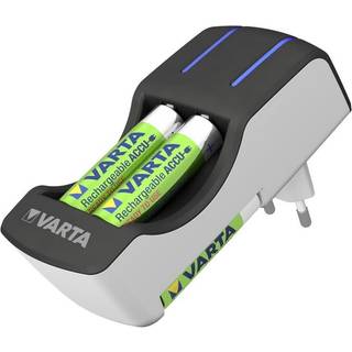 Varta Batterioplader med 4 x AA Batterier - 2100 mAh