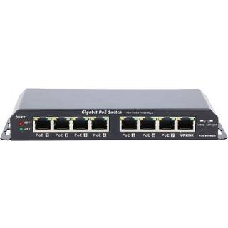 Extralink EX.1025 netværksswitch Ikke administreret L2 Gigabit Ethernet (10/100/1000) Strøm over Ethernet (PoE) 1U Sort