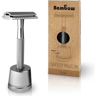 Bambaw - Barberskraber Safety Razor Med Holder - Silver