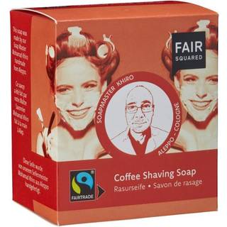 Fair squared- Økologiske skæg sæbebar med kaffe ekstrakt 160 gram inkl. sævepose