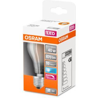 OSRAM LED LAMP RUND MATT (40) E27 DIM