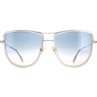 Tom Ford FT0759 TINA 28B 59 Solbriller Kvinder Guld - Shiny Rose Gold - 59mm