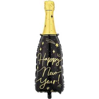 Champagneflaske Happy new year 38" folieballon