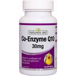 Natures Aid - Co-Enzym Q10 30 mg, 30 bløde kapsler