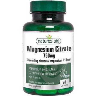 Natures Aid - Magnesium Citrate 60 Kapsler