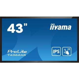 iiyama ProLite T4362AS-B1 43" Class (42.5" viewable) LED-backlit LCD display - 4K - for digital signage / interactive communication