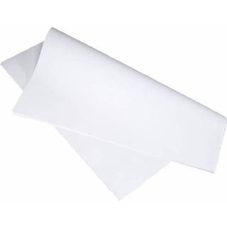 Rebel stikdug af glat papir 80x80cm 90g hvid, 250 stk
