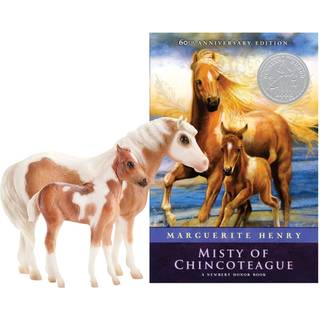 Breyer Traditional Series Misty & Stormy Model & Book Set | 2 HESTER OG BOOK GAVE SET | 1: 9 skala | Model #1157