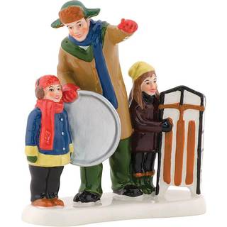 Afdeling 56 Snow Village National Lampoon Christmas Vacation Bingo tilbeh?r Figur 3,23-tommer