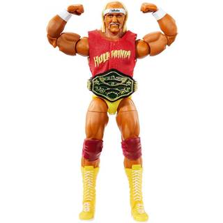 Mattel WWE Ultimate Edition Hulk Hogan Action Figur 6-tommer samlerobjekt med udskiftelige hoveder Udskiftelige h?nder og Mattel WWE mesterskab i