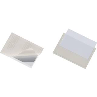 Durable Pocketfix® 90x57mm stor pakke Selvklæbende pp-lomme, 100 stk