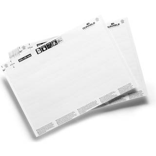 Durable indstiksetikette A5 ark, etikette 200x20mm til C-profil - 20ark