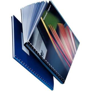 Plastringe 21 rings system, 19mm sort 100stk. Leitz 10976