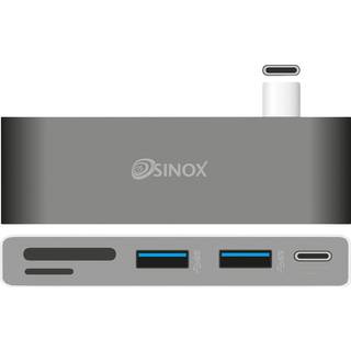 Sinox iMedia USB-C 5-in-1 hub SD, MicroSD, USB og USB-C hun