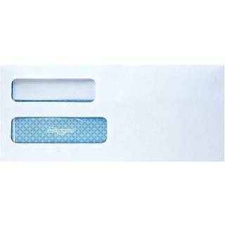 Kvalitetspark 24559 DBL Window Convolles faktura nr. 10 4-1/8-tommer x9-1/2-tommer 500/bx Vi