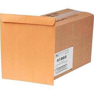 Kvalitetskatalog-postkonvolutter 11-1/2 x 14-1/2 Konvolutter gummede tunge 28 lb. Kraft-papir til mailing af organisering og opbevaring 250 pr. B