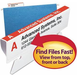 Smead 64915 Synabler Farvemærkning System Label Pack Refill 3 1/2 tommer hvid 160/pakke