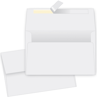 Kvalitet Park153; Lyk?nskningskort/invitationskonvolut Redi-Strip A4 50ct White
