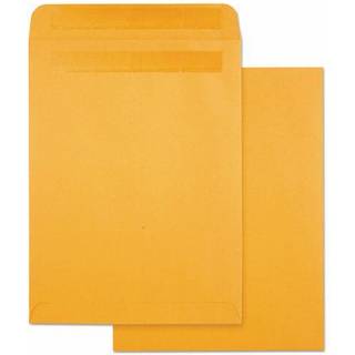 Kvalitetspark 43563 H?j bulk selvforseglingskonvolutter 9 x 12 Kraft 100 pr. Kasse