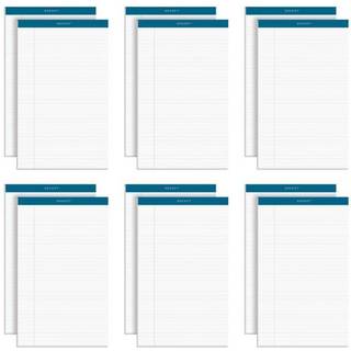 TOPS 63590 Notepads Wide styrede 50 ark 8-1/2-tommer x14-tommer 12/pk hvid